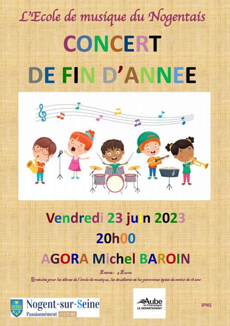 Ecole De Musique - Concert De Fin D'année | Ville De Nogent-Sur-Seine